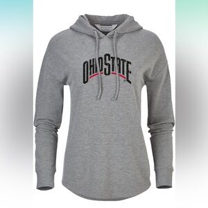 boxercraft Women's OHIO State Team Logo Dream Pullover Grey Hoodie Sz M‎